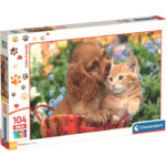 Puzzle Maxi Prieteni dulci 104 piese CLEMENTONI