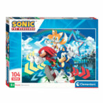 Puzzle Super Color Sonic 104 piese CLEMENTONI