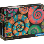 Puzzle Compact Curly Tails, 500 piese CLEMENTONI