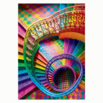 Puzzle Compact Colorboom Stairs 500 piese CLEMENTONI - imagine 2