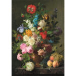 Puzzle Vaso di fiori Jan Frans van Dael 1000 piese CLEMENTONI - imagine 2