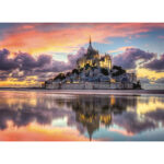 Puzzle Mont Saint-Michel 1000 piese CLEMENTONI - imagine 2