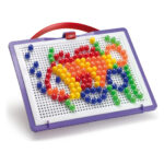 Set mozaica (Chips-uri de 10 mm (140 buc.) + Placa 22x16, portabila) QUERCETTI - imagine 2