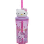 Sticla cu figurina 3D Hello Kitty STOR