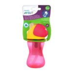 Avent Cana cu pai flexibil Girl 300ml 12m+ Avent - imagine 2