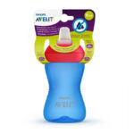 SCF802/01 Philips Avent Cana cu tetina moale, rezistenta la muscaturi, 300 ml, baiat - imagine 2