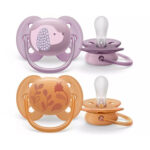 Ultra Soft Suzete din silicon Girl 6-18m 2 buc Avent - imagine 2