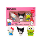 Set 3 Radiere 3D Hello Kitty Sanrio