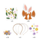 Joc creativ DIY Coronite cu flori Djeco - imagine 3