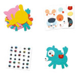 Colaje cu fetru Iubesc animalele Djeco - imagine 2