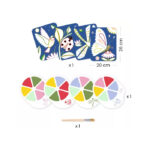 Joc creativ de pictura Fluturi si buburuze Djeco - imagine 2