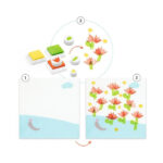 Joc creativ cu stampile Floare Djeco - imagine 2