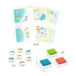 Joc creativ cu stampile Trafic Djeco - imagine 2