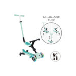 Trotineta Go Up Active Lights Mint GLOBBER