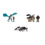 Set 2 Figurine Viking si Dragon How To Train Your Dragon in asort. SPIN MASTER