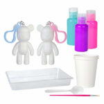 Set de creatie DIY Pouring Keyring Big Kit Marbleous Bear HUNTER - imagine 2