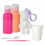 Set de creatie DIY Pouring Keyring Kit Marbleous Bear HUNTER - imagine 2