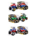 Masina Monster Truck Wars cu sunet si lumina in asort. Metal Machines Zuru