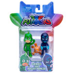 Jocuri set 2 buc 8cm Gecko si Ninja PJ Masks - imagine 2