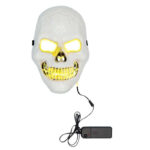Masca Halloween cu design craniu LED BOLAND