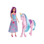 Set de joc Barbie Fantasy Doll & Unicorn cu accesorii MATTEL