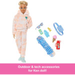 Papusa Barbie Dream Besties Ken cu skateboard MATTEL - imagine 2