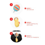 Jucarie de activitati 3 in 1 Montessori Skip Hop - imagine 2