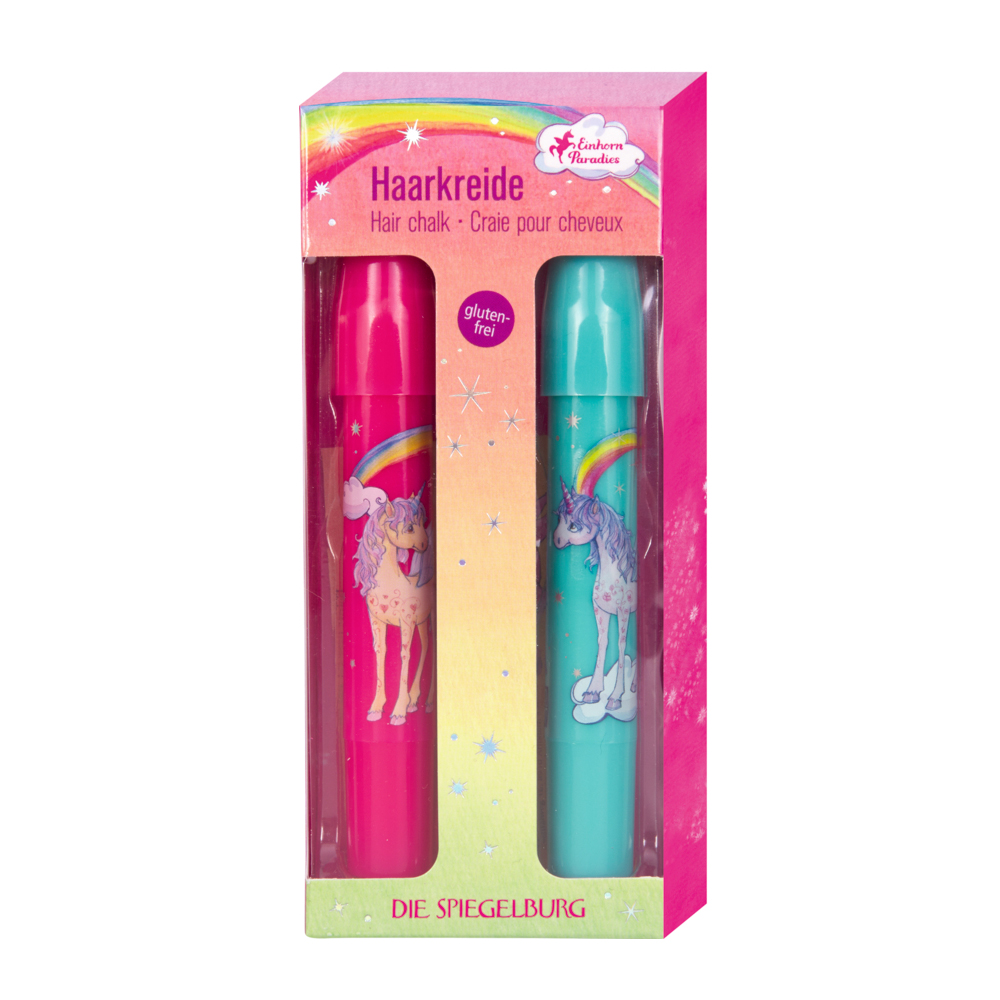 4029753225122 Set -Creion colorat pentru par (roz/azuriu) SPIEGELBURG - imagine 1