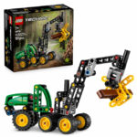 Utilaj de taiat si stivuit copaci John Deere 1470H Technic LEGO 42218