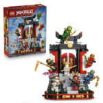 Model pentru etalare cu personaje ninja la a 15-a aniversare NINJAGO LEGO 71866