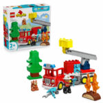 Camion de pompieri cu furtun si pompier DUPLO LEGO 10473