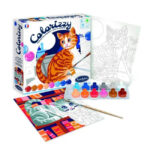 Set de creatie Pictura pe numere Pisica Colorizzy SentoSphere