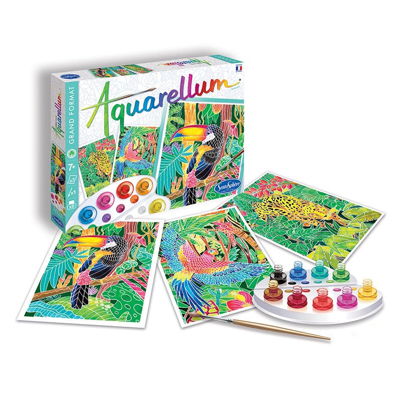 3373910061506 Set de creatie Pictura pe numere Amazone Aquarellum SentoSphere - imagine 1